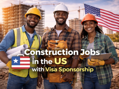 construction jobs in the US with visa sponsorship